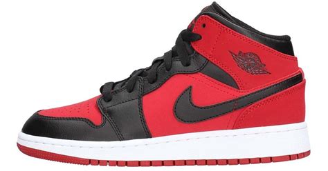 nike air jordan 1 mid rood zwart wit|Nike Jordans 1 heren.